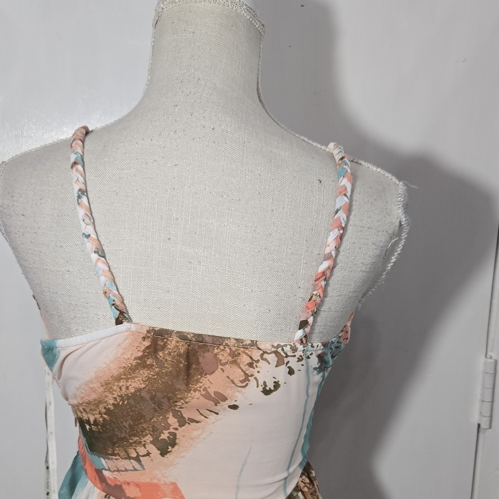 Boston Proper Women's Maxi Dress Emroidered And Studded Detail Sz 0 - Picture 8 of 10